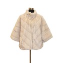 Synthetic fur jacket mink effect - 0578