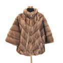 Synthetic fur jacket mink effect - 0578