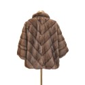 Synthetic fur jacket mink effect - 0578