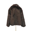 Synthetic fur jacket mink effect - 0537