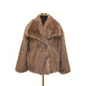 Synthetic fur jacket mink effect - 0537