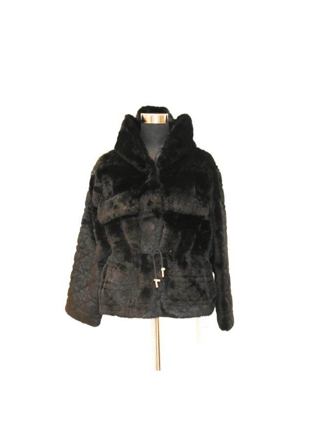 Synthetic fur jacket mink effect - GA168