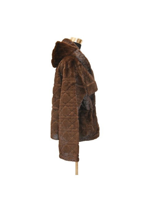 Synthetic fur jacket mink... 2