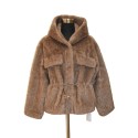 Synthetic fur jacket mink effect - GA168