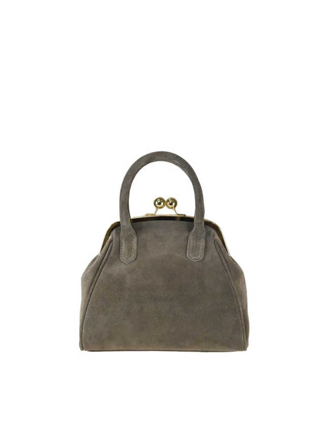 Suede leather hand bag with shoulder... Suede leather hand bag with shoulder...