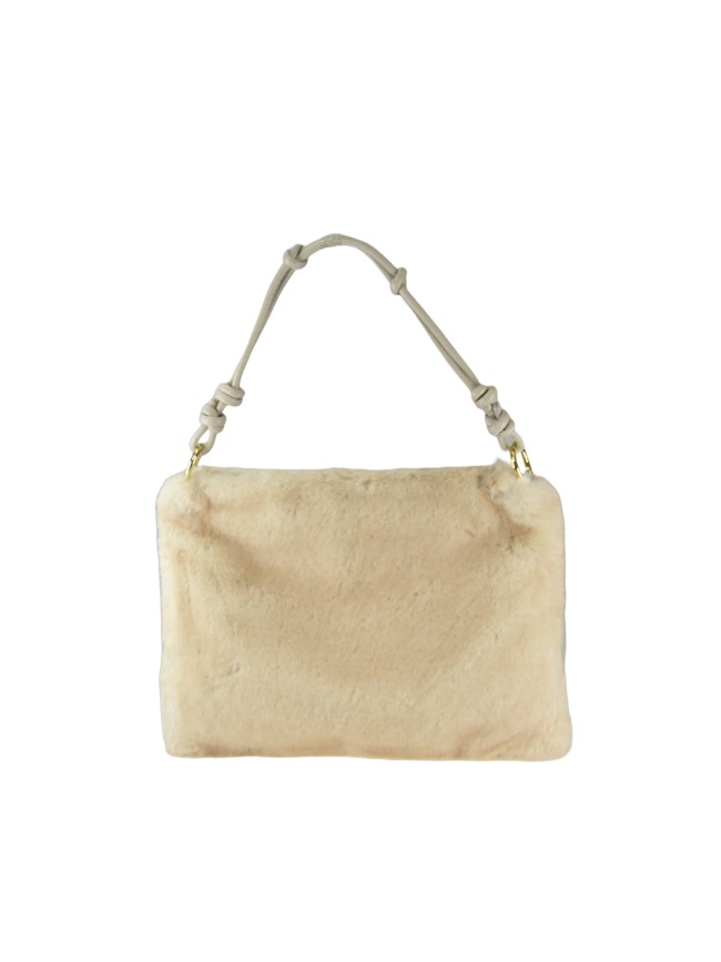 Borsa donna a spalla in ecopelliccia...