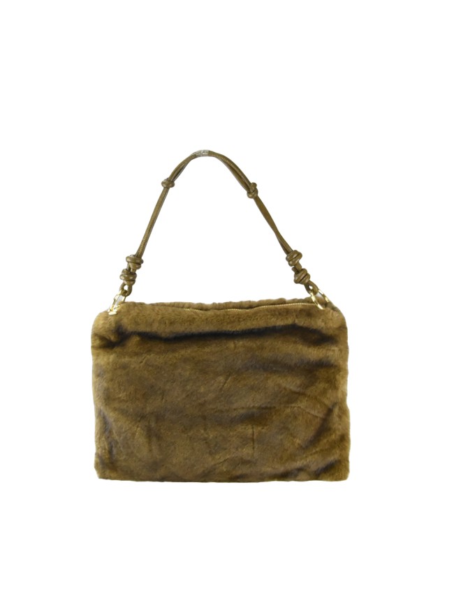 Borsa donna a spalla in ecopelliccia...