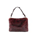 Borsa donna a spalla in ecopelliccia con tracolla - PH5203
