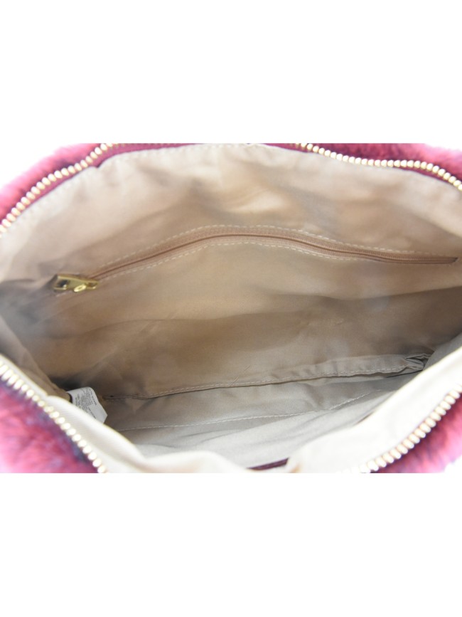 Borsa donna a spalla in ecopelliccia...