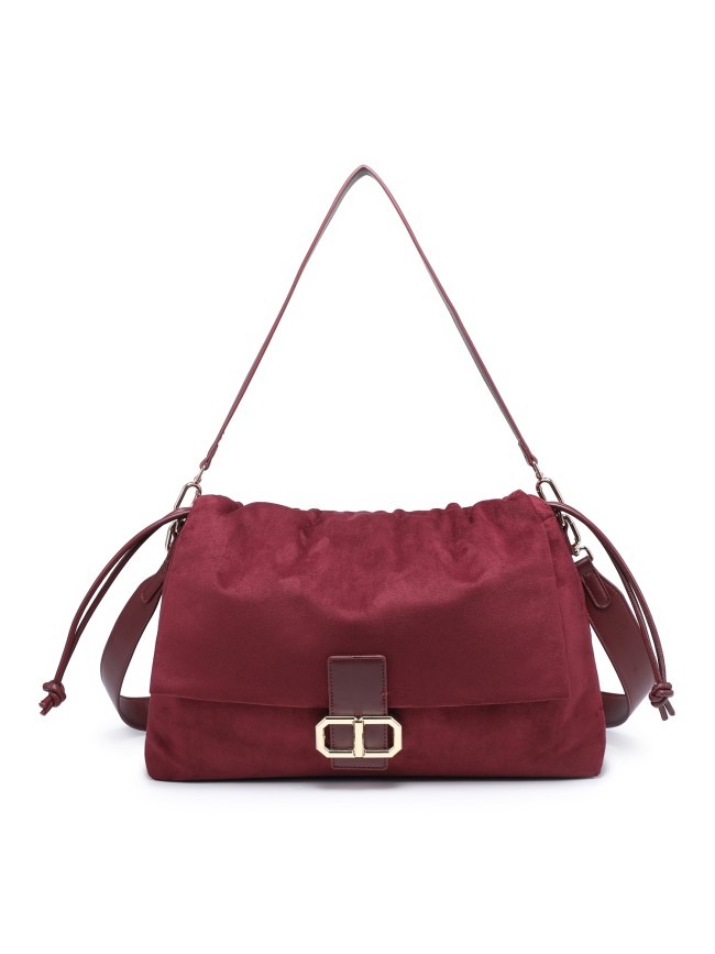 Borsa donna a spalla in ecopelle con...