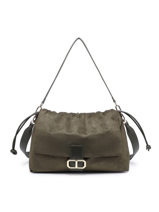 Borsa donna a spalla in ecopelle con...