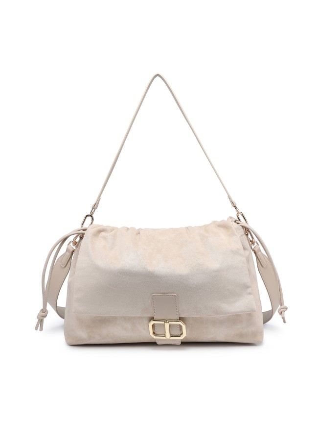 Woman synthetic leather shoulder bag...