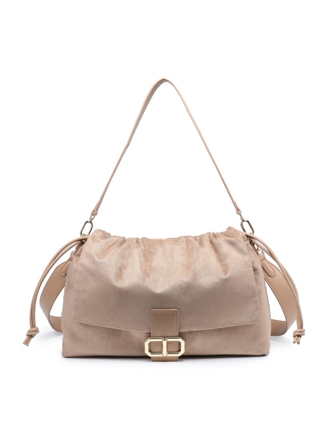 Borsa donna a spalla in ecopelle con...