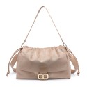 Woman synthetic leather shoulder bag - 52054