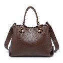 Woman synthetic leather hand bag - 52069