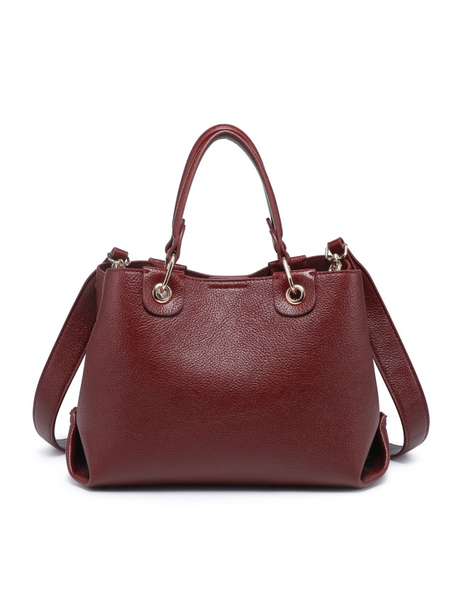 Woman synthetic leather hand bag - 52069