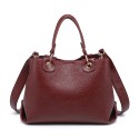 Borsa donna a mano in similpelle con tracolla - 52069