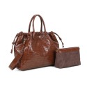 Borsa donna a mano in similpelle con tracolla - PF116