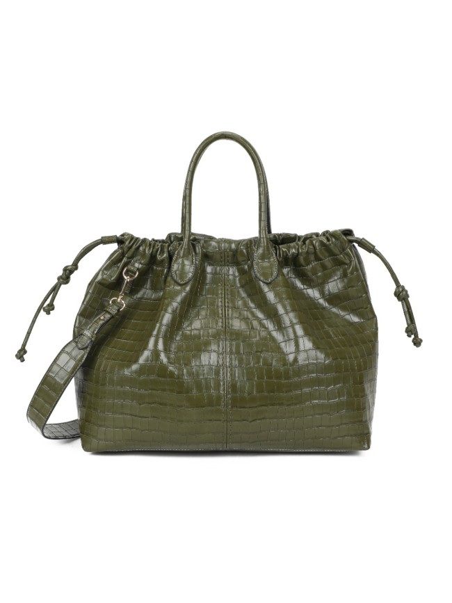 Woman synthetic leather hand bag - PF116