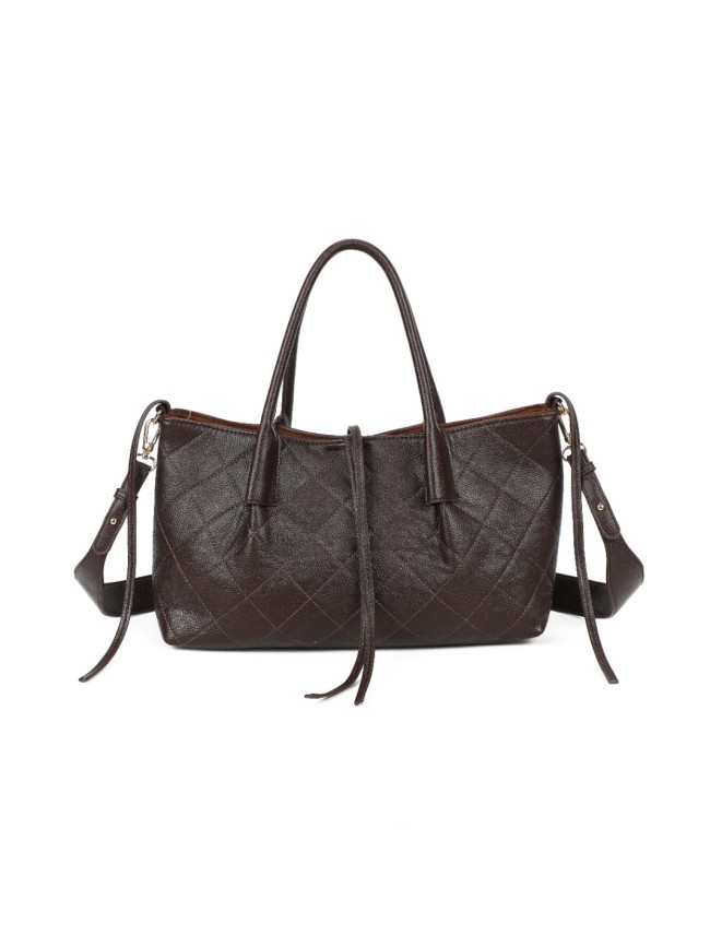 Woman synthetic leather shoulder bag...
