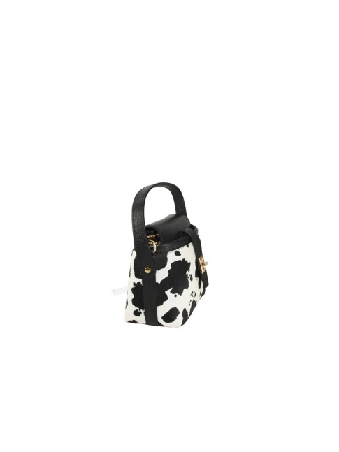 Hand fur leather bag with... 2