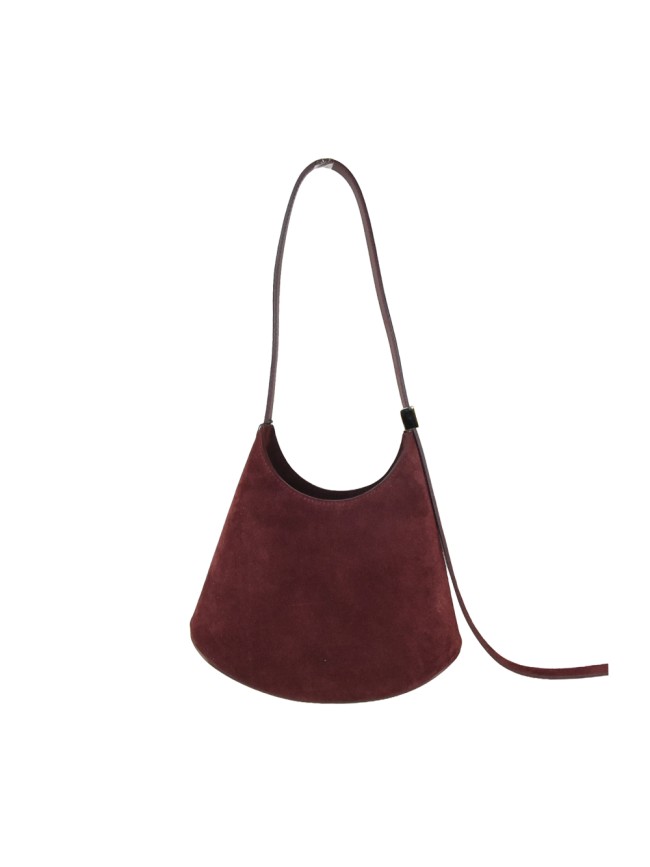 Secchiello donna in pelle camoscio -...