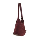 Woman sued leather bucket shoulder bag - AZ33836