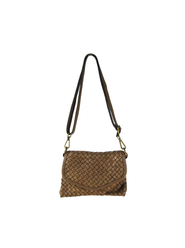 Borsa tracolla in pelle vintage -...