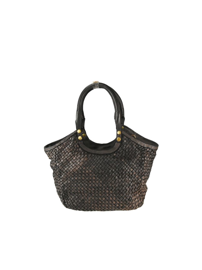 Borsa donna a mano in vera pelle...