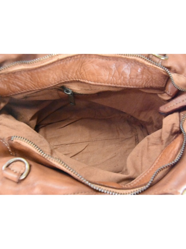 Borsa donna a mano in vera pelle...