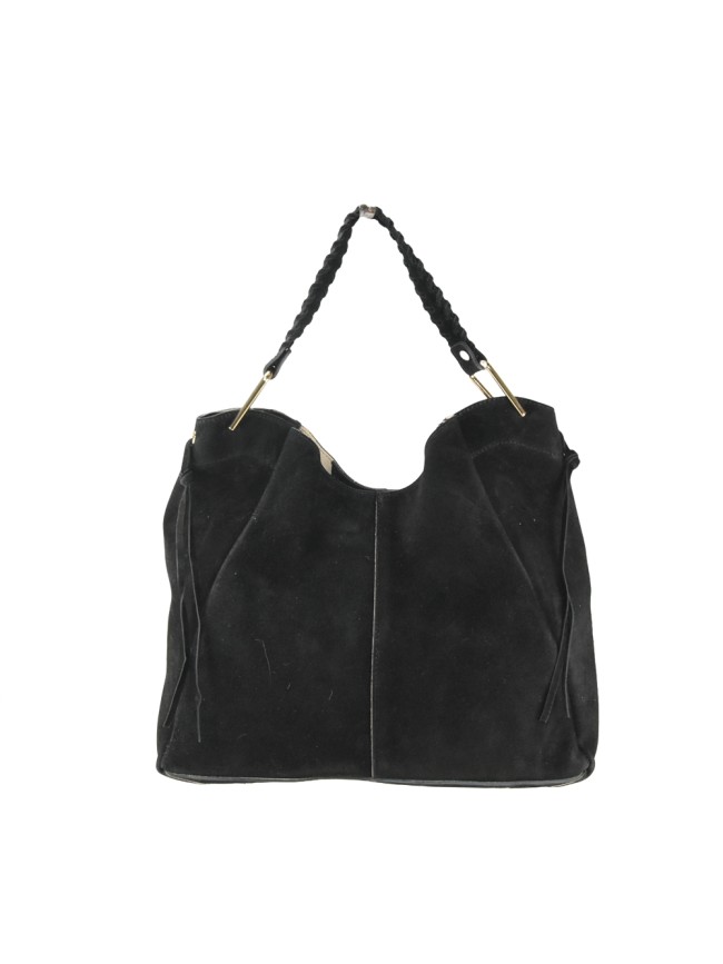 Woman suede leather shoulder bag 100%...