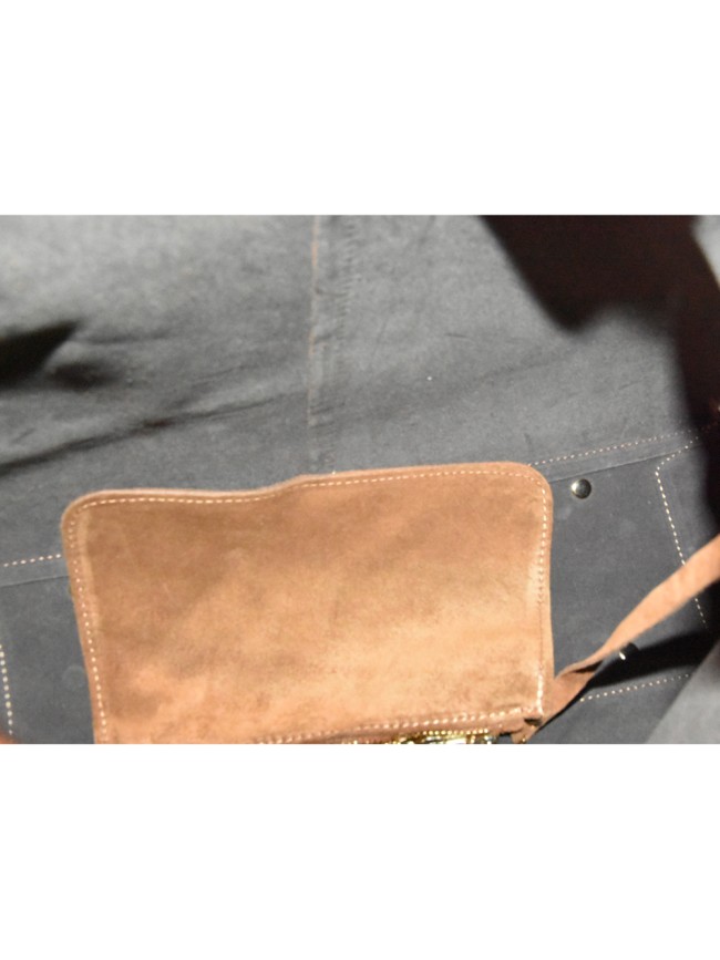 Woman suede leather shoulder bag 100%...