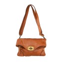 Woman washed leather pochette - ZP35838