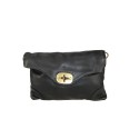Woman washed leather pochette - ZP35838