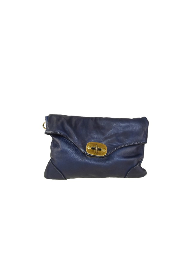 Woman washed leather pochette - ZP35838