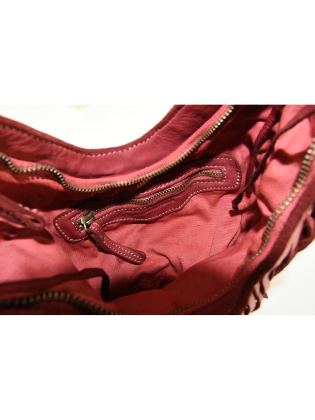 Borsa donna a spalla in vera pelle...