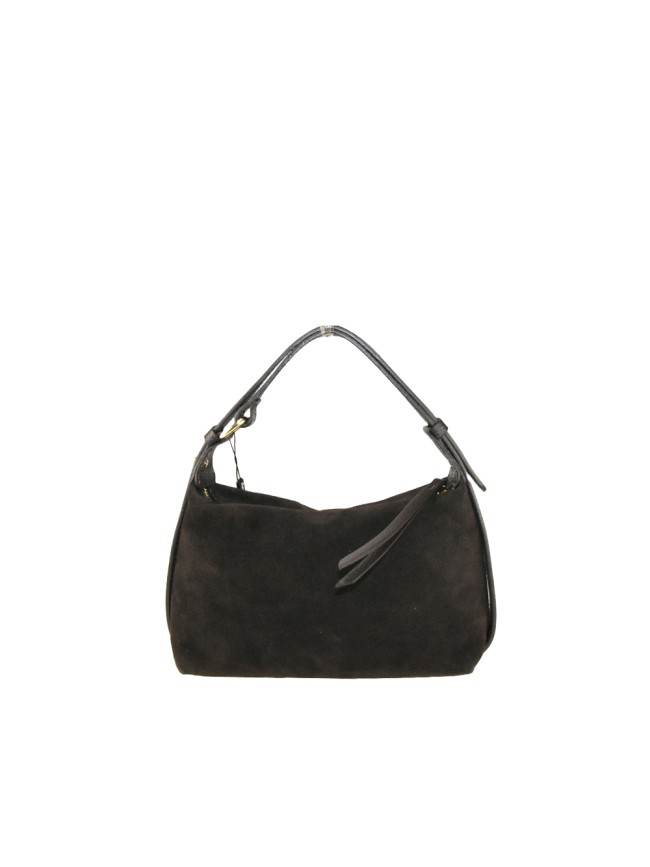 Borsa a spalla in pelle camoscio 100%...