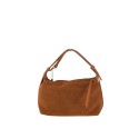 Woman suede leather shoulder bag 100% made italy - SJ26828