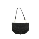 Woman suede leather shoulder bag 100% made italy - VC39843