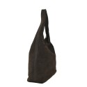 Woman suede leather shoulder bag 100% made italy - FS20822