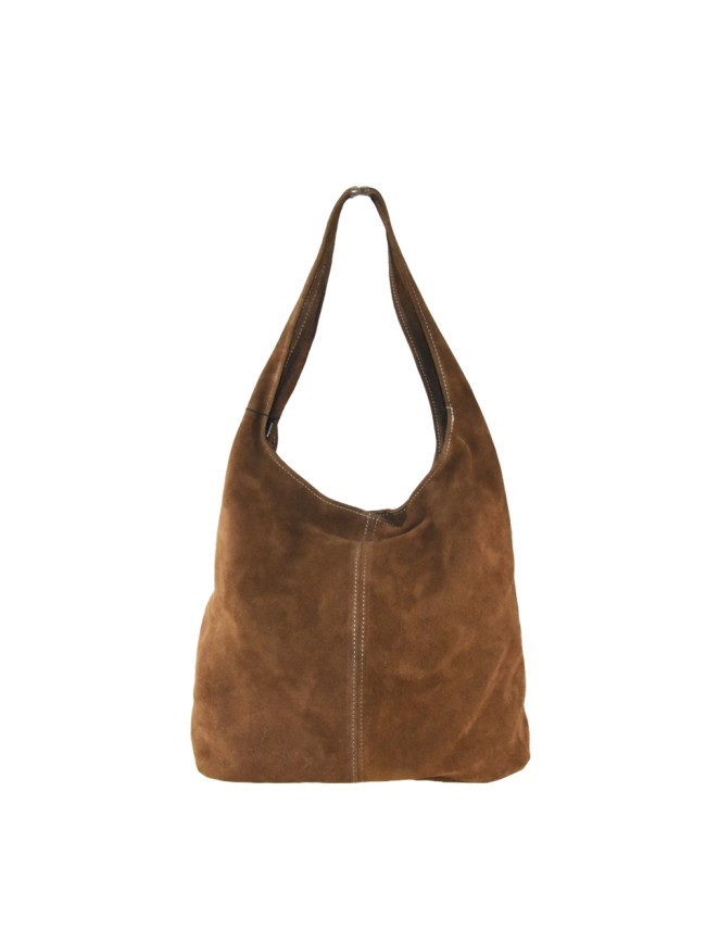 Woman suede leather shoulder bag 100%...