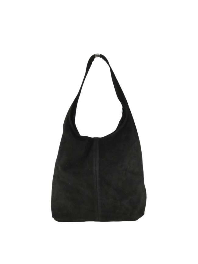 Borsa a spalla in pelle camoscio 100%...