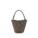 Woman sued leather bucket shoulder bag - BS25827