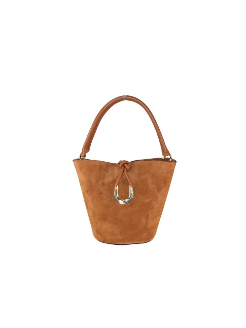 Woman sued leather bucket...