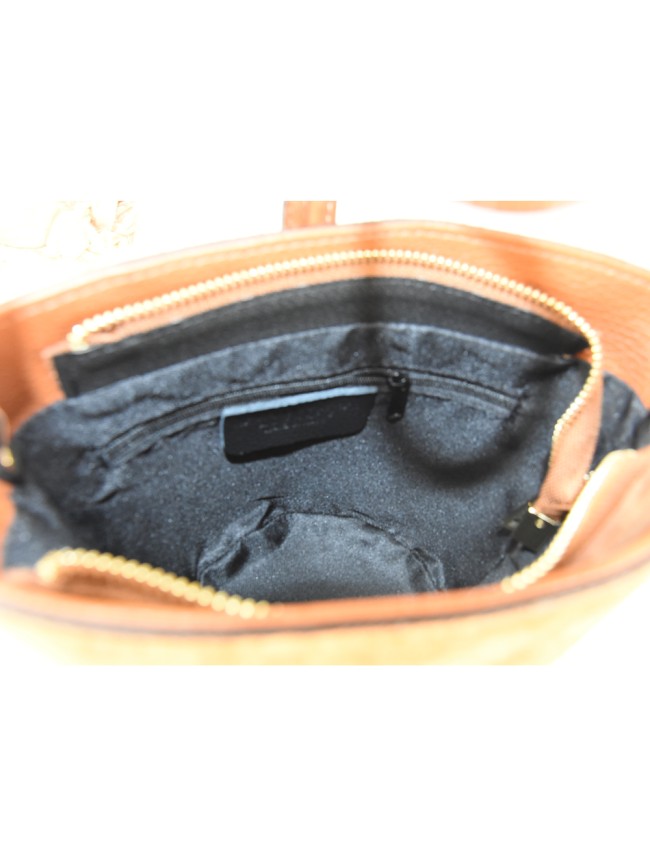 Secchiello donna in pelle camoscio -...