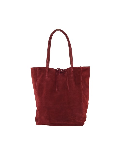 Woman suede leather bag -...