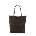Borsa shopping donna in pelle camoscio - FC20822