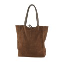 Borsa shopping donna in pelle camoscio - FC20822