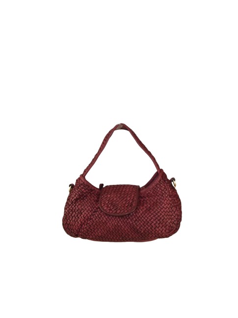 Woman washed leather bag -...