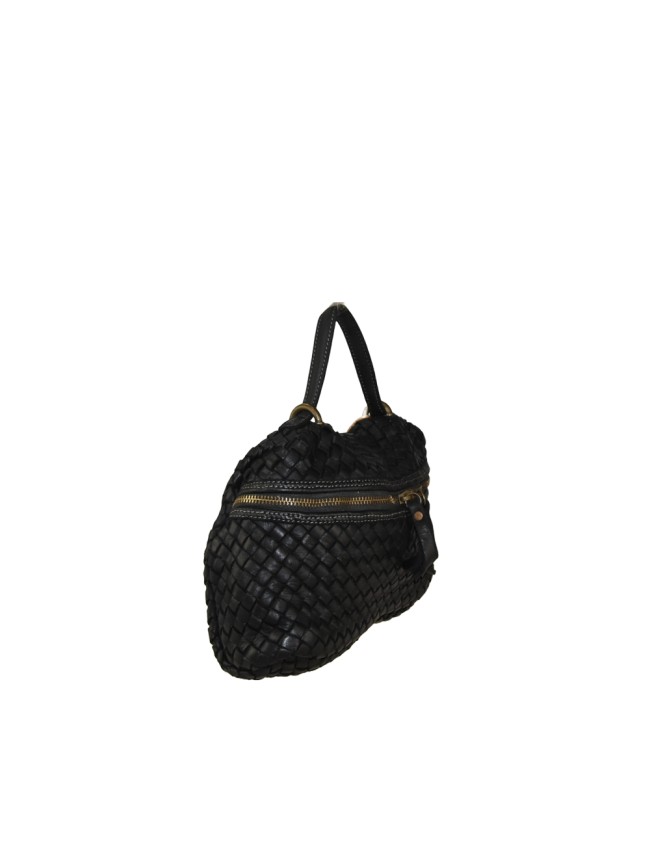 Woman vintage leather hand bag - YP39843